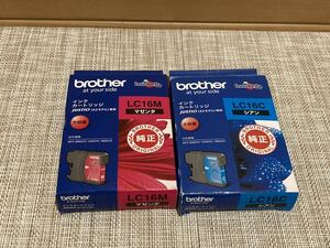 brother インクカートリッジ 純正インク シアン マゼンタ　LC16 LC16M LC16C