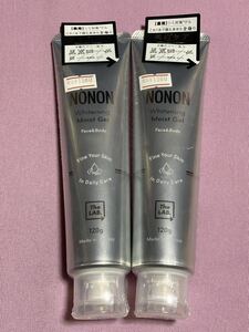 NONON ノンノン　薬用全身美白ゲル　120g×2個セット　ホワイトニングモイストジェル　フェイス＆ボディ　美白ケア　シミ対策