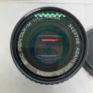 【E/C194992】ペンタックス レンズ SMC PENTAX-M 1:1.7 50mm ※動作未確認