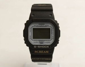 N599M28T　CASIO★カシオ★G-SHOCK★コラボ腕時計★CASIO×GLAY×EXILE★SCREAM★DW-5600BR★Raspberry★ブランド腕時計 ※現状品