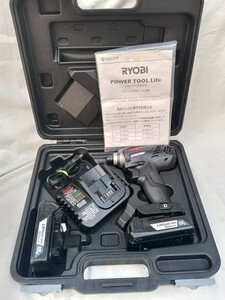 リョービ　充電式インパクトドライバーBID-1805 18V 充電器UBC-1803L 電池パックB-1815Lが2個　ケースは新品未使用品です。動作確認済み