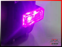 a31PK×2 車用 LED 車内 イルミライト イルミネーション アクセサリー 2個入り USB 車内照明 補助照明 ルームランプ 自動車汎用品 ピンク_画像1