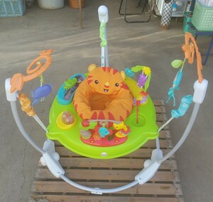 { pickup limitation } goods for baby Fisher Price[ rain forest Jean pa Roo ] secondhand goods table 66×66cm Fischer price 