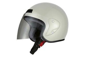 ヘルメット ジェット ホワイト SG規格 PSCマーク取得 ワンタッチホルダー バイクパーツセンター