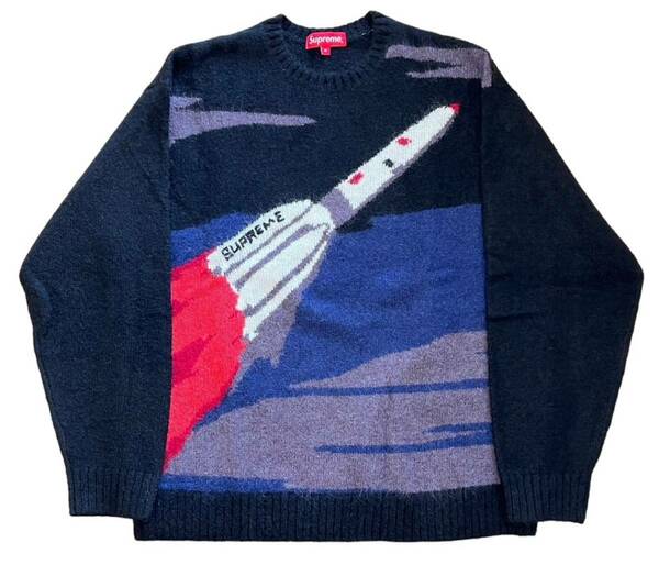 【極美品】Supreme シュプリーム【Rocket Sweater】2022年秋冬 22AW ロケット ニット セーターMサイズブラック