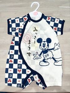 ★ミッキーマウス50~60ロンパース　男の子　半袖 ベビー服 BABY 新生児　 綿
