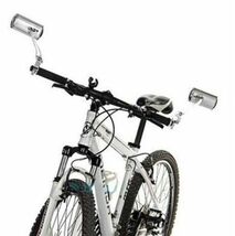 新品 自転車用 ミラー 左右一対 鏡 サイドミラー シルバー 高品質・軽量・高耐久性 アルミニウム合金 後方確認 mirror bicycle_画像5