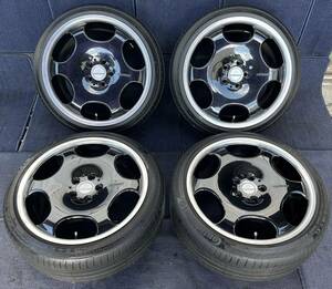 カールソン Carlsson 純正 19インチ ホイール タイヤ 4本 8.5J/10J +40/45 PCD114.3 ハブ径約70 225/40R19 No.391