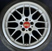 BBS BMW 純正 18インチ ホイール4本 8J +約45 PCD120 ハブ径約73 TOYO 225/40R18 2015年 No.393_画像2