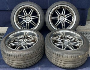 【希少品】　RAYS レイズ X603 深リム 19インチ ホイール4本 19×9J/10J +20/18 PCD120 ハブ径約72　No.0204