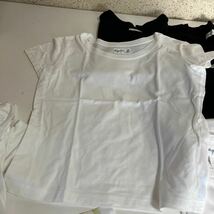 未使用タグ付きありagnes b. アニエスベー Tシャツ トップス 半袖 綿100％ コットン レディース 白 黒 まとめてブランド 長袖 古着 _画像5