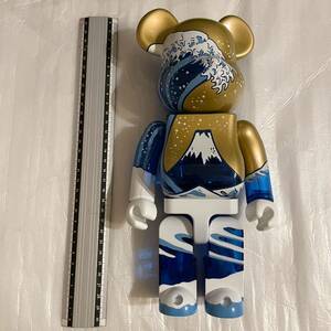 1円スタート 売り切り 限定 ベアブリック 400 BE RBRICK メディコムトイ 葛飾北斎 富士山 浮世絵 赤富士 富嶽三十六景 アート インテリア