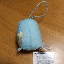 【新品未使用】非売品 すみっコぐらし 星空さんぽ ワッペンちびマスコット Part1 ぬいぐるみ とかげ トカゲ ゴムストラップ付き マスコット_画像2