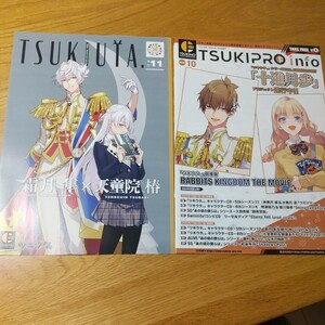 ツキウタ。 ツキプロインフォ TSUKIUTA. TSUKIPRO info 11月 霜月隼 天童院椿 十進月歩 10th ANNIVERSARY チラシ フライヤー 送料185円