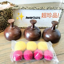 【★激 稀少 珍品！ ミカメクラフト みかめくらふと 木製！インドで行われる ヒンズーカップ カップ &ボール マジック 手品 廃盤！★】_画像1