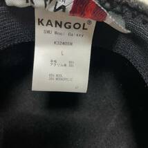 KANGOL SMU Wool Galaxy 黒 ウール ギャラクシー ハンチング 帽子 ユニセックス L ベレー キャスケット_画像7