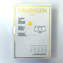 Calvin Klein ボクサーパンツ ICON Sサイズ 3枚セット ブラック ダークブルー ライトブルー 送料無料 最短発送 カルバンクライン_画像2