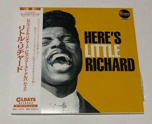 リトルリチャード CD ヒアズリトルリチャード HERE'S LITTLE RICHARD ヒズファーストアルバム+2 ★ 紙ジャケ仕様 帯付き ODR6081