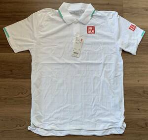 [ not yet have on * paper tag attaching ][ Uniqlo /UNIQLO made wing bru Don 2020 Roger Federer player model dry EX polo-shirt (S size )