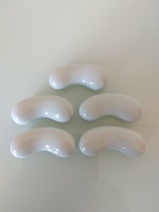 箸置き　箸おき　５個セット　陶磁器　カトラリー　白　ホワイト　シンプル　JAL　ファーストクラス