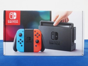 1円～★Nintendo Switch本体 初期モデル ネオンブルー・ネオンレッド ニンテンドースイッチ ※動作確認済・付属品完備※ (3999)