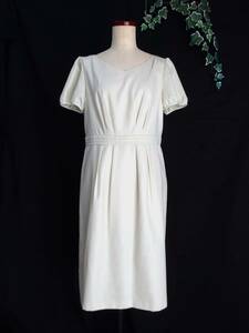  SunaUna world * short sleeves One-piece ivory size 40