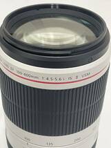 C01112 Canon キャノン ZOOM LENS EF 100-400mm 1:4.5-5.6 L IS ll USM レンズ 白 カメラ_画像5