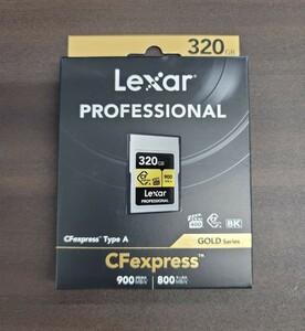 【新品・未開封・正規品保証】Lexar CFexpressカード TypeA 320GB GOLD series cfexpress type a