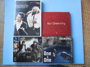 中古ＣＤ・ＤＶＤ◎ケミストリー　４枚まとめて（in SUNTORY HALL～響～・Hot Chemistry・Ｆｏ（u）ｒ・ＯｎｅＸＯｎｅ）◎