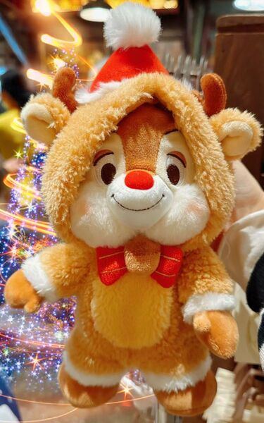 上海ディズニークリスマス限定 ★チップとデールペンケースぬいぐるみ★