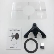 【MAGNET OCTOPUS】マグネット吸盤車載ホルダーワイヤレス充電(ブラック)カーチャージャー マグネット式 車用 充電器 _画像3