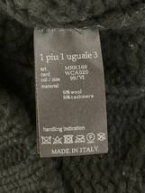 1PIU1UGUALE3 GRADATION CABLE CREW BIAGIOLI made in Italy / wool cashmere グラデーションケーブルニット　定価128,000円、_画像6