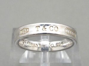 1円〜!! TIFFANY＆Co./ティファニー 1837 ナロー シルバー925 リング/指輪/アクセサリー 14号 【4909y1】