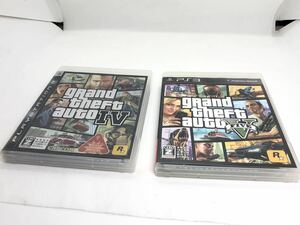 ⑦ PS3 グランドセフトオート 2作品 GTA4 GTA5アクション プレイステーション ゲームソフト ロックスター