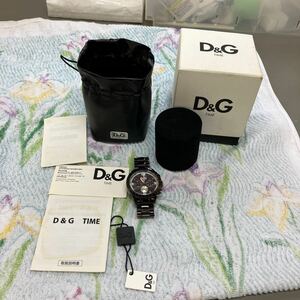 【D&G 腕時計 メンズ】ドルチェ&ガッバーナ ブラック ファッション 小物【B6-3③】1117