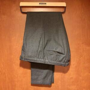 美品 GTA LUNA WOOL PANTS グレー タック 46サイズ W32 ウールパンツ スラックス