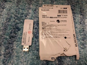 0511u1042　エレコム USBメモリ 4GB USB3.0 トレンドマイクロ ウィルスチェック機能搭載 MF-PUVT304GA1 同梱不可