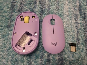 0511u1717　ロジクール ワイヤレスマウス 無線 マウス Pebble 薄型 静音 Bluetooth ワイヤレス 左右対称型 M350 同梱不可
