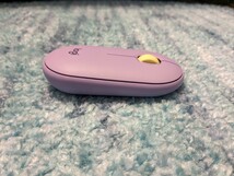 0511u1717　ロジクール ワイヤレスマウス 無線 マウス Pebble 薄型 静音 Bluetooth ワイヤレス 左右対称型 M350 同梱不可_画像5