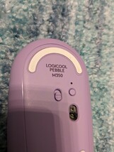 0511u1717　ロジクール ワイヤレスマウス 無線 マウス Pebble 薄型 静音 Bluetooth ワイヤレス 左右対称型 M350 同梱不可_画像7