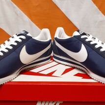 27cm NIKE CLASSIC CORTEZ NYLON NAVY 807472-410 ナイキ クラシック コルテッツ ナイロン ネイビー_画像3