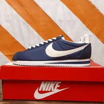 27cm NIKE CLASSIC CORTEZ NYLON NAVY 807472-410 ナイキ クラシック コルテッツ ナイロン ネイビー_画像1