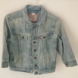 リーバイス Levi's デニムジャケット ジージャン デニム 7部袖 S M LEVI アウター ジャケット