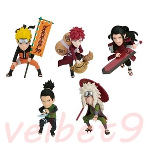 NARUTO ナルト NARUTOP99 ワールドコレクタブルフィギュアvol.1 全5種セット/バンプレスト シカマル,我愛羅,自来也,千手柱間 ワーコレ 