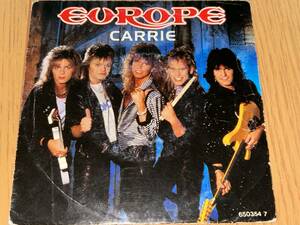 Europe / Carrie '86年北欧メタル　7インチ