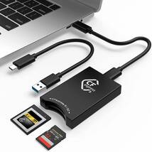 CFexpress SD カードリーダー USB C、デュアルスロットUSB 3.2 10Gbps Type Bカードリーダー_画像1