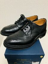 トリッカーズ　バートン　サイズ７　美品　tricker's bourton ウィングチップ　_画像8