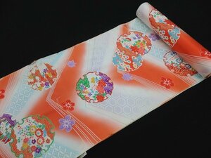 inagoya【本日の目玉商品!!!!】★至極の名品★◇可愛すぎるレトロ古典柄◇友禅【四つ身-8～9m-】正絹 着尺 小紋 反物 y0577gg