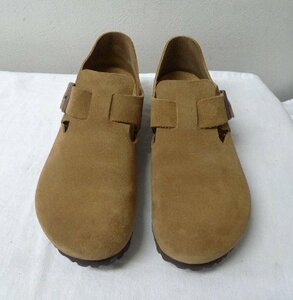 ◆BIRKENSTOCK ビルケンシュトック 美品 LONDON スウェード シューズ モカ系 サイズ42 廃版カラー