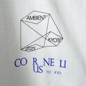 ◆CORNELIUS コーネリアス 2023 未使用 AMBIENT KYOTO 限定Tシャツ 白 サイズLの画像2